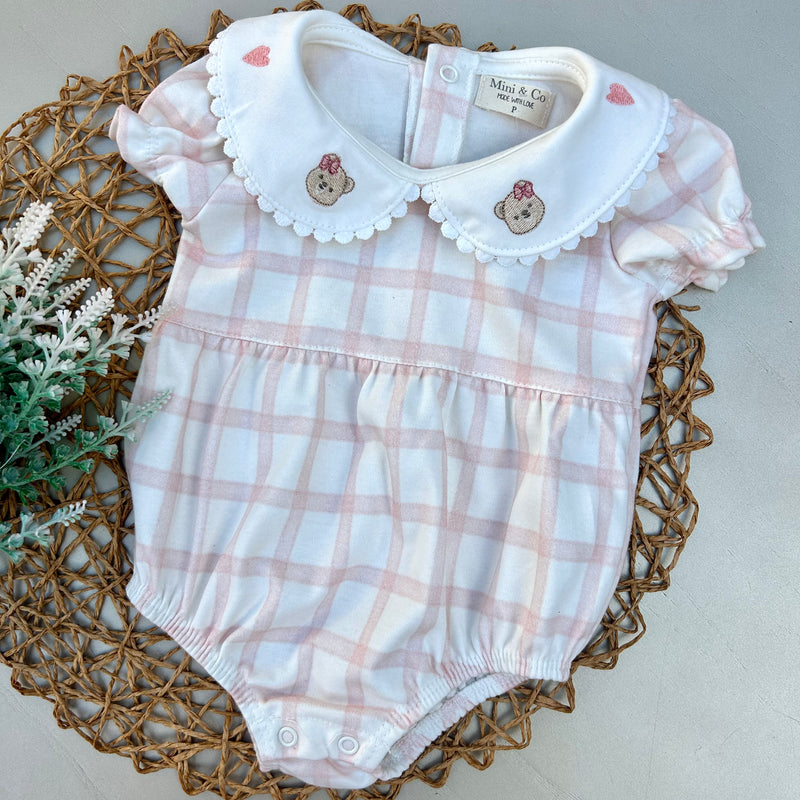 Romper Banho De Sol Ursa Algodão Egípcio Mini&Co