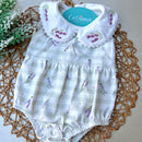 Banho De Sol Cavado Lavanda Algodão Egípcio Mini&Co