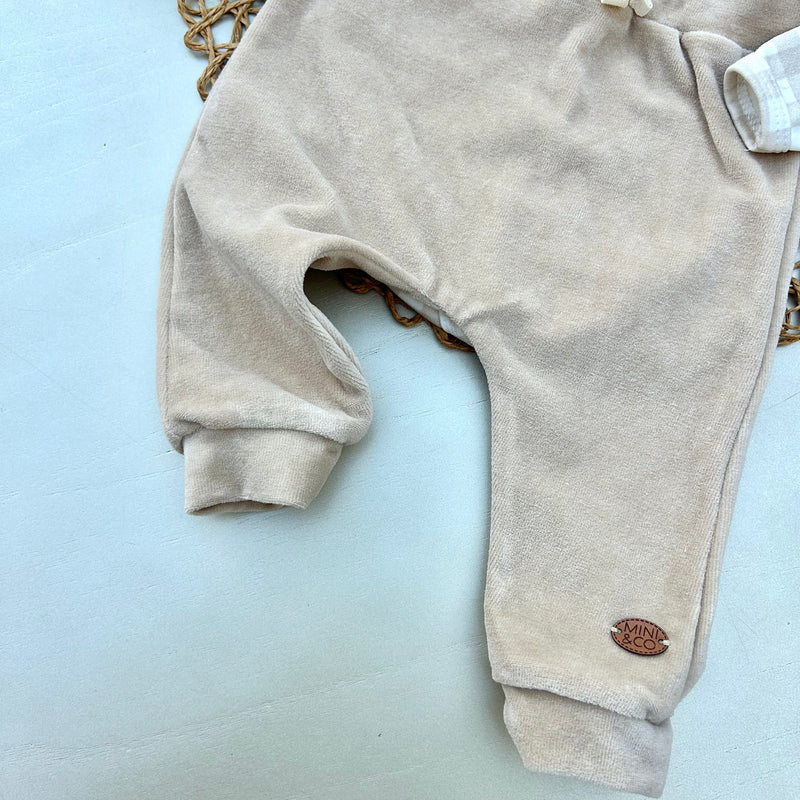 Conjunto Body e Mijão Urso Algodão Egípcio Mini&Co