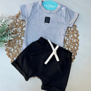 Conj Body e Short  Algodão Egípcio Mini&Co