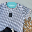 Conj Body e Short  Algodão Egípcio Mini&Co