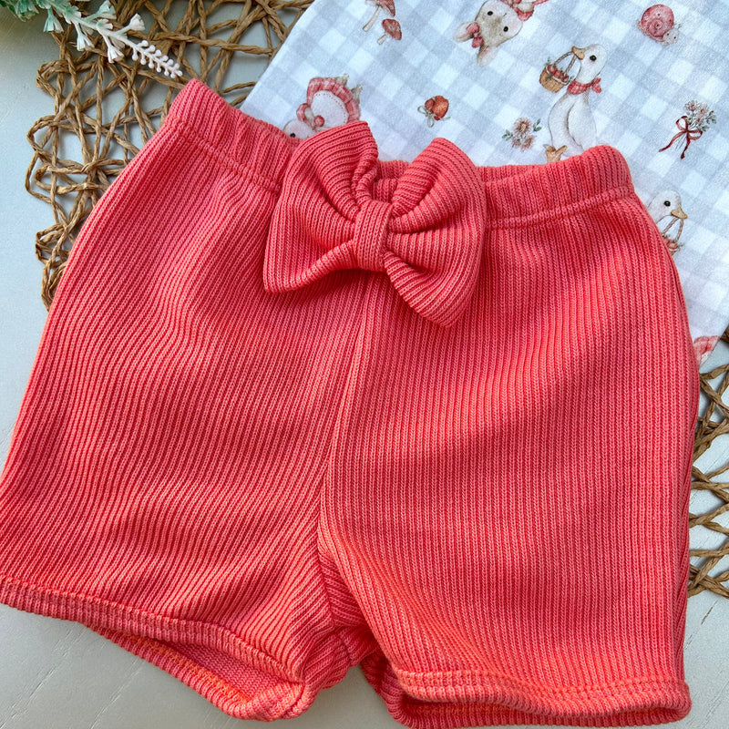 Conj Body e Short Ramister Algodão Egípcio Mini&Co