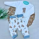 Conj Body e Mijão Urso Algodão egípcio Mini&Co