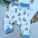 Conj Body e Mijão Urso Algodão egípcio Mini&Co