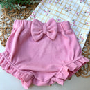 Conj Body e Short Floral Algodão Egípcio Mini&Co