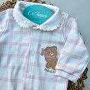 Macacão Estampa Ursa Algodão Egípcio Mini&Co