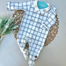 Macacão Gola Urso Algodão Egípcio Mini&Co