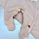 Macacão Gola Urso e Manta Algodão Egípcio Mini&Co