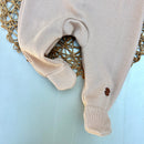 Macacão Gola bordado Urso Algodão Egípcio Mini&Co