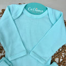 Conjunto Canelado Verde Bebê