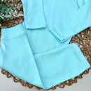 Conjunto Canelado Verde Bebê