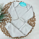 Conjunto Canelado Bege