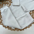 Conjunto Canelado Bege