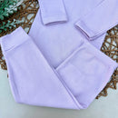 Conjunto Canelado Lilás