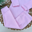 Conjunto Canelado Rosa