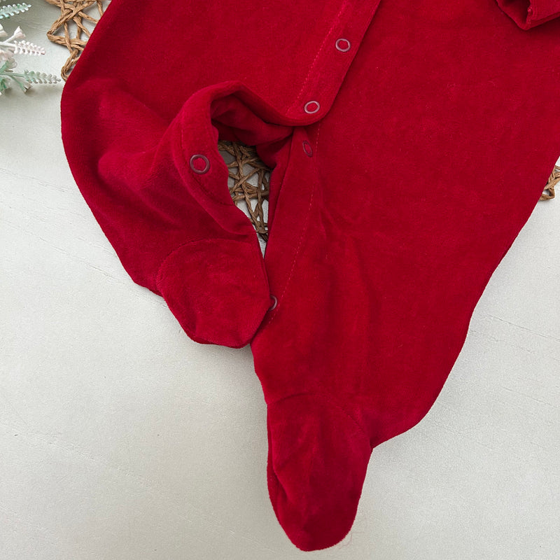 Macacão Plush Vermelho