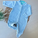 Macacão Plush Azul Bebê