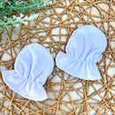 Touca e Luva Branca Algodão Egípcio Mini&Co