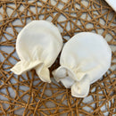 Touca e Luva OFF White Algodão Egípcio Mini&Co