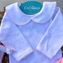 Body Picueta Manga Longa, Mijão Rosa Bebê e Naninha