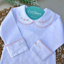 Body Rococó Rosa - Manga Virada