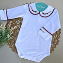 Body Rococó Vermelho