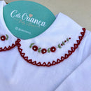 Body Rococó Vermelho