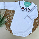 Body Branco - Cavalinho Marinho