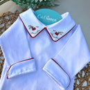 Body Branco - Cavalinho Vermelho