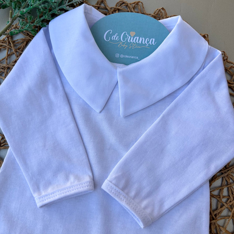 Body Branco - Gola V