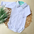 Body Branco - Detalhe Dourado