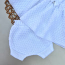 Vestido e Tapa Fralda Branco