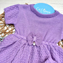 Vestido e Tapa Fralda Vermelho Lilás