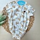 Body Miguel manga curta cavalinho