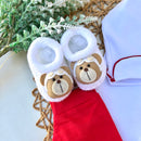 Conj Body Urso Vermelho, Mijão Vermelho e Sapatinho