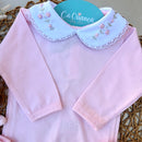 Conj Body, Mijão Rosa e Sapatinho com Faixa