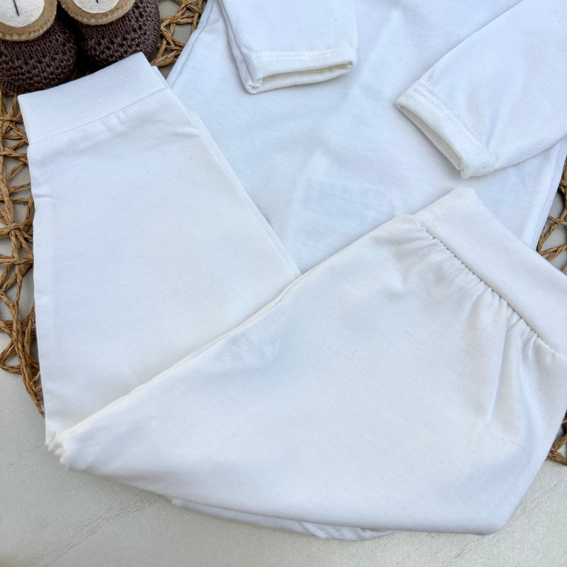 Conj Body, Mijão OFF White e Sapatinho - Urso