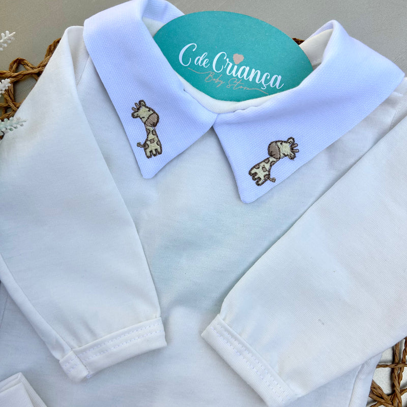 Conj Body, Mijão OFF White e Sapatinho - Girafa