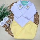 Conj Body, Mijão Amarelo e Sapatinho - Urso