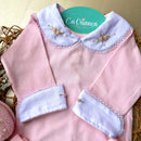 Conj Body, Mijão e sapatinho Rosa