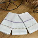 Kit Pano de Boca Com Rococó Lilás