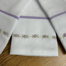 Kit Pano de Boca Com Rococó Lilás