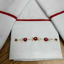 Kit Pano de Boca Rococó Vermelho