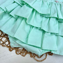 Romper em Algodão Verde Bebê - Coleção Natal