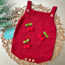 Romper Vermelho com Cerejinha