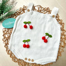 Romper Branco com Cerejinha
