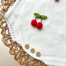 Romper Branco com Cerejinha