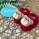 Sapatinho Vermelho Urso