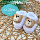 Sapatinho Urso Branco