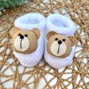 Sapatinho Urso Branco
